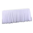 thumbnail image 1 of Soft Tulle Table Skirt White Table Cloth Birthday Table Decor Supply - 3 Yards, 1 of 8