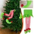 thumbnail image 1 of Adornos Navideños Pies Rellenos con Zapatos para Colgar En Árbol Xihbxyly Franela, 1 of 7