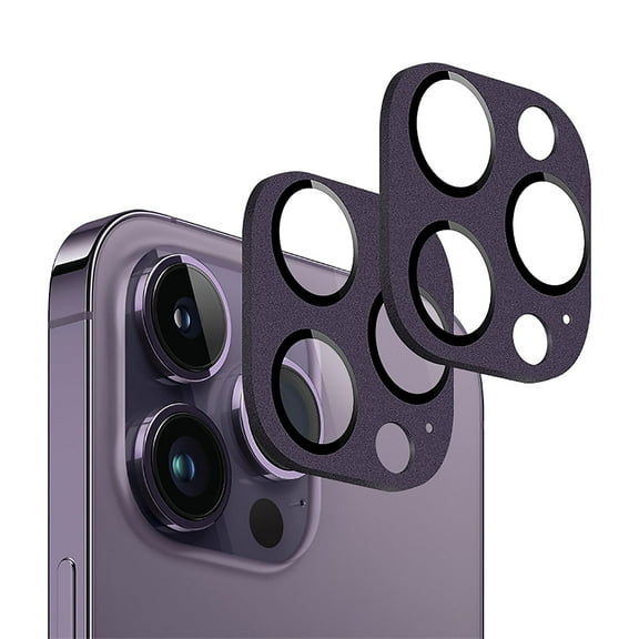 SaharaCase ZeroDamage Camera Lens Protector for Apple iPhone 14 Pro and iPhone 14 Pro Max Purple