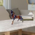 thumbnail image 4 of Puntoco Artesanías De Resina, Adornos Geométricos De Animales De Lobo, Adornos De Escritorio Para El Hogar, Sala De Estar, oficina, Regalos Coloridos, Adornos Para El Hogar, 4 of 5