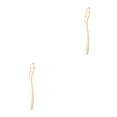 thumbnail image 4 of Clips para libros Qarigey 2piezas Oro aleación curva ahuecado accesorios para hacer joyas Vintage, 4 of 6