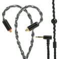 thumbnail image 3 of Cable de repuesto para auriculares Bling Bling 3,5 mm compatible con Shure SE215 SE535 SE846 UE900 color negro, 3 of 12