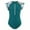 Green, variant on REORIAFEE Swimsuits for Teen Girls Modest Age 8-14 Years Ruched Solid Color Beachwear Drawstring Swimwear Wide Strap Bathing Suits High Waist Quick Dry 2024 Fashion Clothing