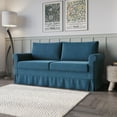 thumbnail image 2 of Home Design Devon Rolled Arm 3-Seater Sofa with Skirted Base and Rectangular Cushion Back, Traditional Upholstered Living Room Seating, 2 of 5