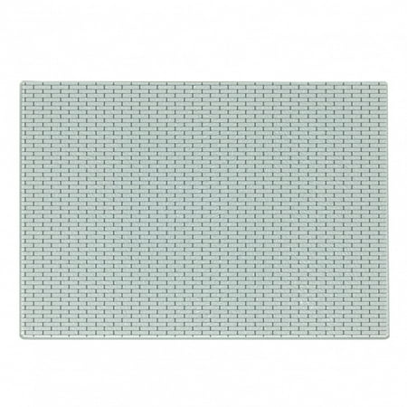 

Brick Cutting Board Monotone Interpretation of Street Wall Setting Continuing Horizontally Decorative Tempered Glass Cutting and Serving Board in 3 Sizes by Ambesonne