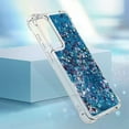 thumbnail image 6 of Compatible with Samsung Galaxy A35 5G Liquid Case Glitter Cute Phone Case Shiny Floating Quicksand Shockproof Protective Soft TPU Girly Women Case for Samsung Galaxy A35 5G Love Blue YB, 6 of 14