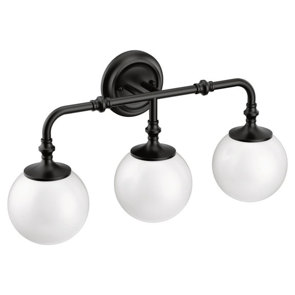 Moen Yb0563 Colinet 3 Light 23" Wide Bathroom Vanity Light - Black