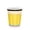 B, variant on 16 Pcs Paper Cups,Disposable Pencil Shaped Paper Cup,Seasonal Celebration Supply for Family Gathering,Party,Birthday Celebration,3.54x2.95 Inch