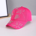 thumbnail image 2 of Adjustable Sequin Baseball Hat for Men Women Breathable Casual Sports Cap, 2 of 6
