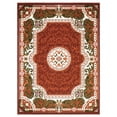 thumbnail image 2 of HR HANDCRAFT RUGS, Livingroom Rugs Bohemian Rugs, Shed Free Stain Resistant Easy Clean, Rust and Multi, 5' x 7', 2 of 8