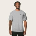 thumbnail image 3 of Dalix UFO Embroidered Cotton Relaxed Boxy Fit Short Sleeve Crewneck Tee Shirt Mens in Athletic Heather L Large, 3 of 5