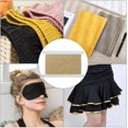 thumbnail image 4 of 22 Yards Flat Gold Elastic Band Glitter Metallic Elastic Cords 0.2 Inch Strip Strap Elasticity Knit String Ribbon for Sewing Crafts Skirt Waistband Dress Making Clothing Gold, 4 of 9