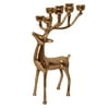 Cast Aluminum Standing Reindeer Tealight Holder, G