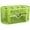 Green, variant on Desk organizer, mesh metal office organizer with drawer and pen holder, stapler, folder clips, sticky notes, space-saving desk organizer