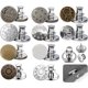 thumbnail image 1 of 10pcs Jeans Buttons, 17mm Adjustable And Detachable Jeans Button Pins For Jeans Pants, 1 of 5