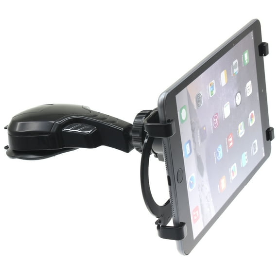 Car Mount Tablet Holder for Samsung Galaxy A06/A16 5G/A26 5G/A36 5G/A56 5G - Dash Cradle Dock Rotating Telescopic Strong Grip