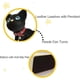 thumbnail image 2 of Door stopper, cute cat door wedge for kids, door safety, non-slip, scratch-free, works on all floor surfaces (black and white), 2 of 5