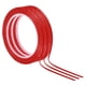 thumbnail image 1 of Cinta decorativa Uxcell de 1/8" x 72 yardas, paquete de 3, cinta delgada para posicionamiento en escritorio, roja, 1 of 6