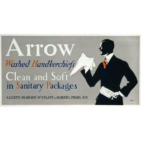 Stretched Canvas Art Ad Arrow C1925 Nadver For Stretched Canvas Art Ad Arrow C1925 Nadver For Handkerchiefs