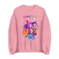 thumbnail image 5 of Moonsky Sudadera pop Demon Hun/er, sudadera Huntrix con cuello redondo, jersey de manga larga para mujer y hombre, ropa de calle, moda urbana (Rosa L), 5 of 5