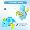 thumbnail image 6 of Syenll Baby Bath Toys, 3 Pack Swimming Turtle Bath Toys for Toddlers, Bathtub Wind up Water Toy for 1 2 3 4 5 Year Old Child Kids, 6 of 8
