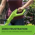thumbnail image 4 of Greenworks 24V 11" Cordless TORQDRIVE™ String Trimmer, 2Ah Battery and Charger Included, 4 of 6
