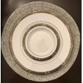 thumbnail image 6 of Beaded Placemats Set of 4 for Dining Table, Table Placemats, 14 Inches Round - Gold Ivory, 6 of 6