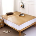 thumbnail image 3 of Traditional Woven Rattan Tatami Mat Summer Cool Bedroom Rug Kid Play Mat Medium-Thick Natural Fiber Multiple Sizes, 3 of 7