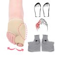 thumbnail image 4 of Graflsoa Bunion Relief Foot Sleeves - Adjustable Toe Alignment Support for Men & Women, Grey, Medium Size, Pair Included, 4 of 6