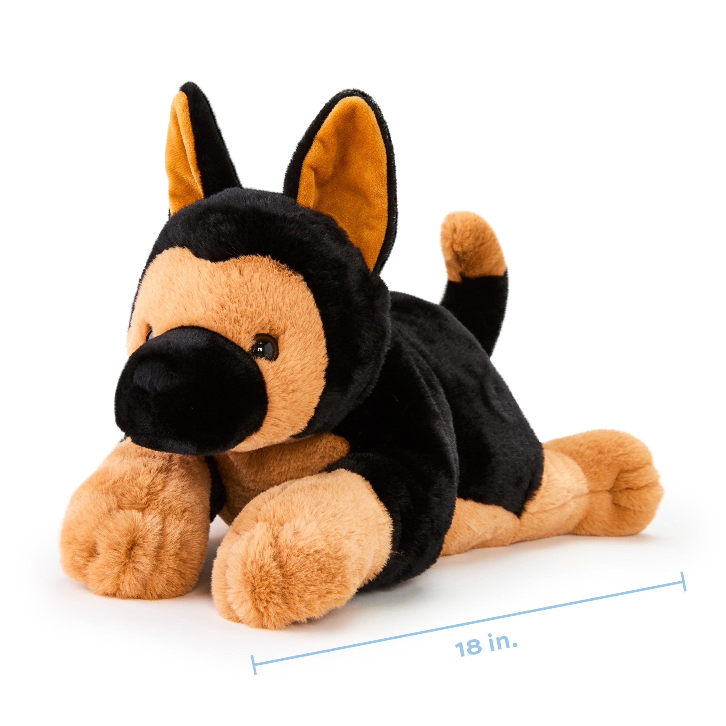 Hugs and Cuddles 18 Inch 2.5lbs Weighted  Plush German Shepherd for Ages 3+
