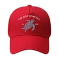 thumbnail image 1 of MIASHUI Baseball Cap for Men Women Print Sun Running Adjustable Sun Hat,Red, 1 of 3