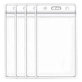 thumbnail image 1 of Less Than 5 Business Card Holder Work Card Set Double-Sided Transparent Sealed Type Waterproof Card 4PCS, 1 of 2
