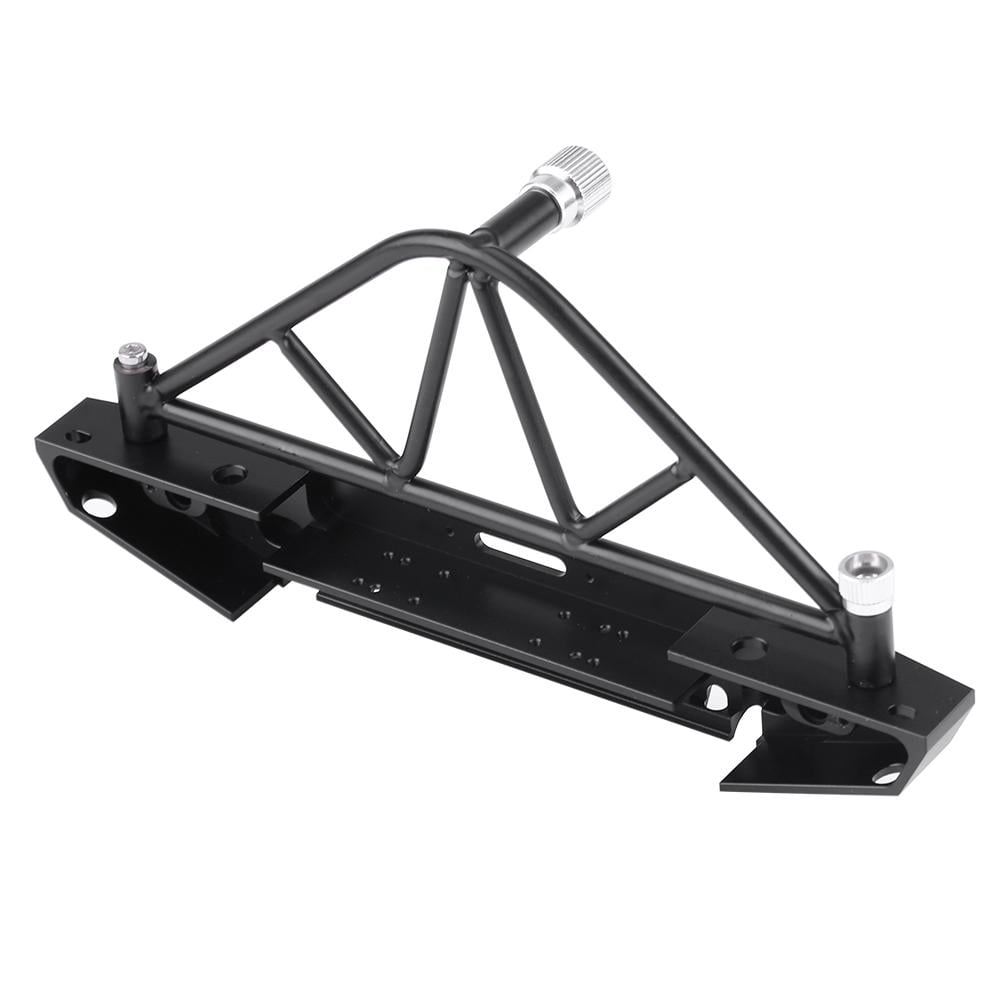 Aluminum Rear Bumper With Lights For 1/10 RC Crawler - Fits Traxxas TRX-4, Axial SCX10