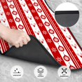 thumbnail image 3 of LAKIMCT Christmas Reindeer Snowflake Stripes Car Mats, Neoprene Front Rear Floor Mats for Cars, Waterproof Anti-Slip Car Floor Mats Full Set, Universal(4 Pcs), 3 of 6