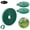 Green-8PCS, variant on Hengbo 8 Pcs Plant Tape Green Garden Tape 16 feet Plant Ties Tape Gardening Tying Tree Tapes for Planting Effective Growing Tomato Vines Garden Orchard Patio Fastening Cables Tear