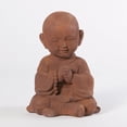 thumbnail image 3 of Alfresco Home Praying Buddha Garden Statue, 3 of 4
