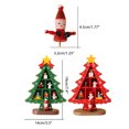 thumbnail image 3 of Para Árboles De Navidad De Madera Diy, Fiesta Temática, Artesanía, Oficina, Escritorio, Accesorios De Exhibición, Adornos, Regalos De Vacaciones, Decoraciones Guardurnaity HA040848-01, 3 of 6