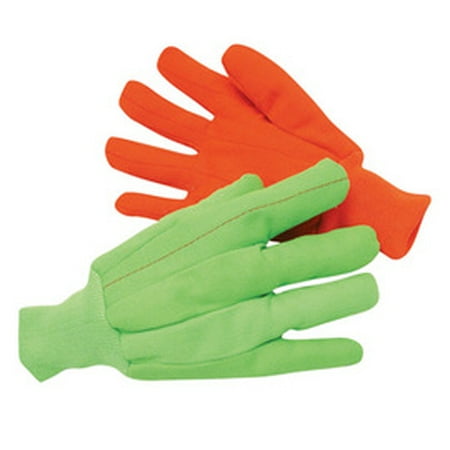 

Radnor Large Hi-Viz Orange 18 Ounce Canvas/Cotton/Polyester Hot Mill Gloves With Knit Wrist - 12 Pairs/Dozen (9 Pairs)