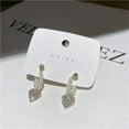 thumbnail image 5 of Pendientes para mujer, regalos para mujer, pendientes de corazón de circonita brillante, pendientes de corazón, pendientes de cristal de circonita en forma de corazón para mujer, pendientes para niña,, 5 of 5