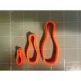 thumbnail image 2 of Bowling Pins Cookie Cutter (3 Inch)- Fast Shipping - Sharp Edges - Exceptional Quality, 2 of 3