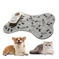 thumbnail image 2 of Dog Food Mat Anti-Slip Absorbent Dog Bowl Mats Dog Bowl Mat Dog, 2 of 5