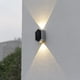 thumbnail image 1 of Lámpara De Pared Proyector de pared de plástico para iluminación exterior LED solar para jardín (B), 1 of 8