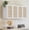 24"W*2 White, variant on 24"W Rattan Laundry Room Cabinets with Lights, Bathroom Cabinets Wall Mounted with Adjustable Shelves, Wall Cabinet for Bathroom/Kitchen/Bedroom (2PCS, Black)