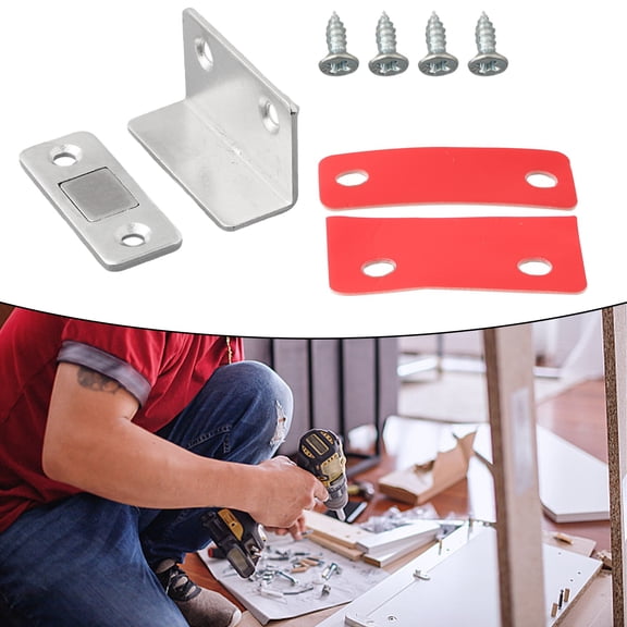 Strong Magnetic Steel Catch Latch Ultra Thin For Door Cabinet Cupboard Closer