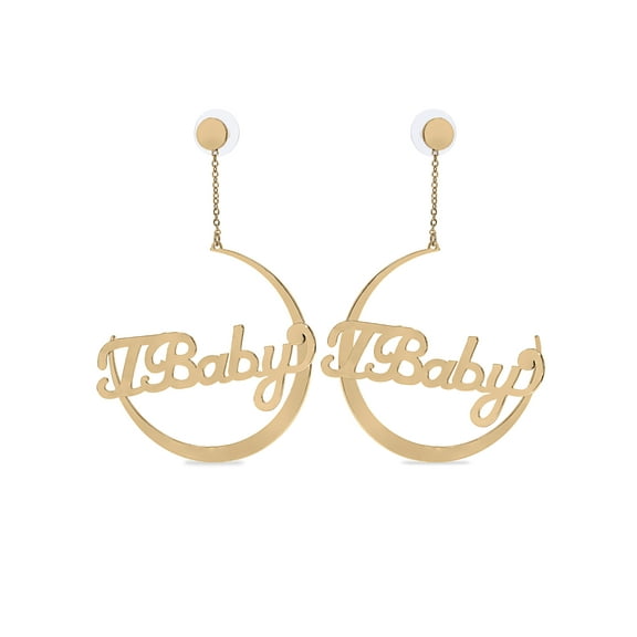 Personalized Script Name Earrings
