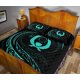 thumbnail image 5 of Juego de Cama Colcha Islas Pohnpei - Turquesa - Estilo Frida, 5 of 5