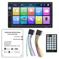 thumbnail image 1 of Scienceny Reproductor multimedia de radio para automóvil - Conectividad Bluetooth Pantalla táctil de 7 pulgadas Fácil instalación Combinaciones de reproductor de DVD/TV para coche, 1 of 6