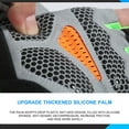 thumbnail image 4 of Men's and Women's Half Finger Sports Gloves, Shock Absorbing Cycling Gloves with Sweat Wipe Thumb Breathable Mesh Back Gym Workout Hiking Outdoor Activity Gloves, 4 of 6