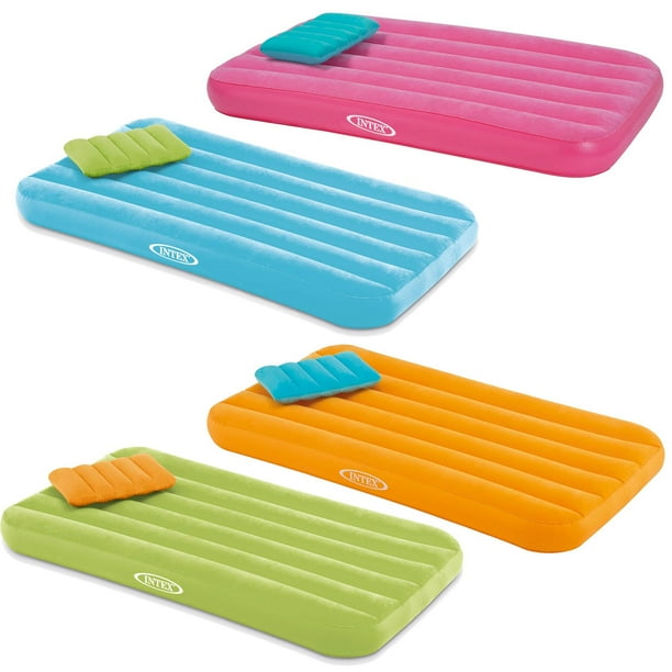 Intex Cozy Kidz Bright And FunColored Inflatable Mattress With Pillow
