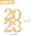 thumbnail image 2 of KAKOWELY 24Ud Etiquetas Doradas Para Fiesta Y Año Nuevo 2023 Con Duradero, 2 of 6